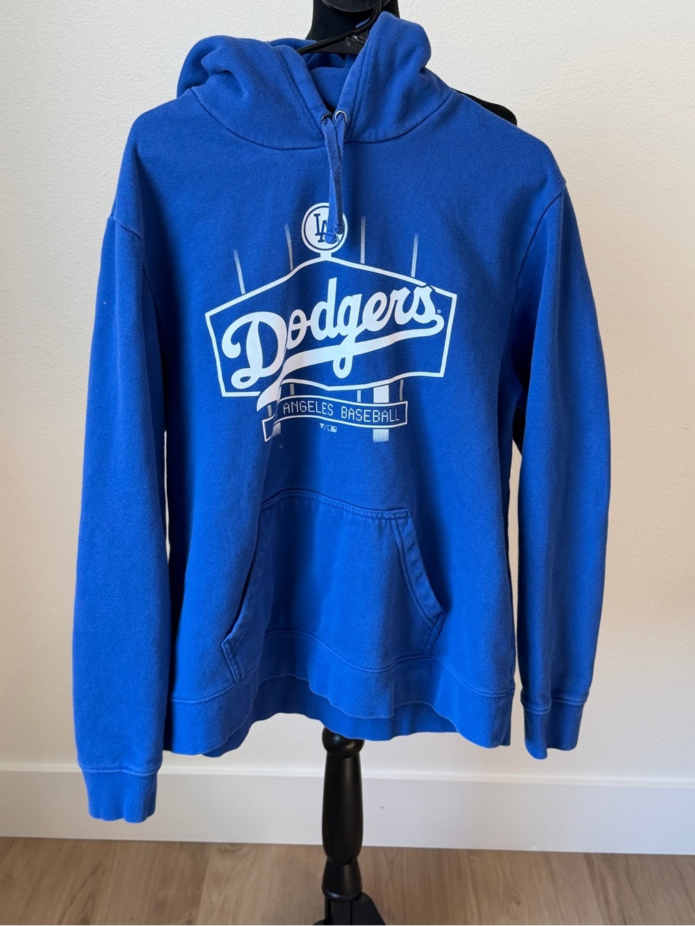 Fanatics LA Dodgers Blue Pullover Hoodie size XL